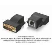 Extensor DVI-D vía UTP Cat 5e/6, alcance de  20 m